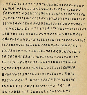 Cryptogramme original