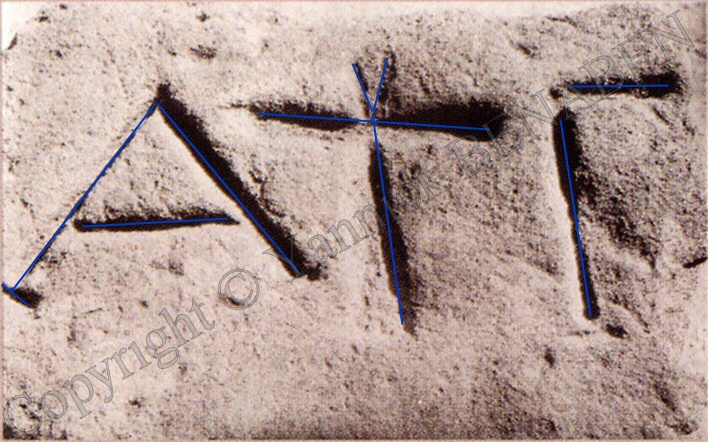 pierre intacte : en typographie,
