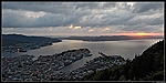 Norvege Bergen by Night