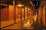 Norvege Bergen Bryggen By Night