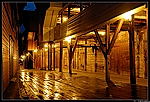 Norvege Bergen Bryggen By Night