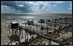 Carrelets sur les bords de la Gironde Talmont
