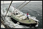 Arrivee du pilote Concarneau a bord du Belem