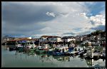 Soleil sur le port de peche de Saint Jean de Luz
