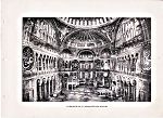 Constantinople Interieur de la Mosquee Sainte Sophie 1920
